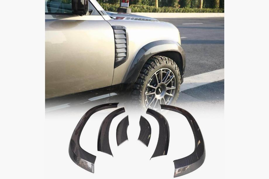 Land Rover Defender 2019– Skärmbreddare (Bushwacker, 6 st, kolfiber) Image