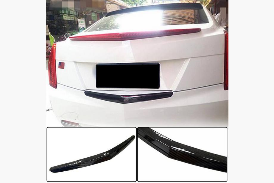 Cadillac ATS 2012–2019 Bakre stötfångarskydd (kolfiber) Image