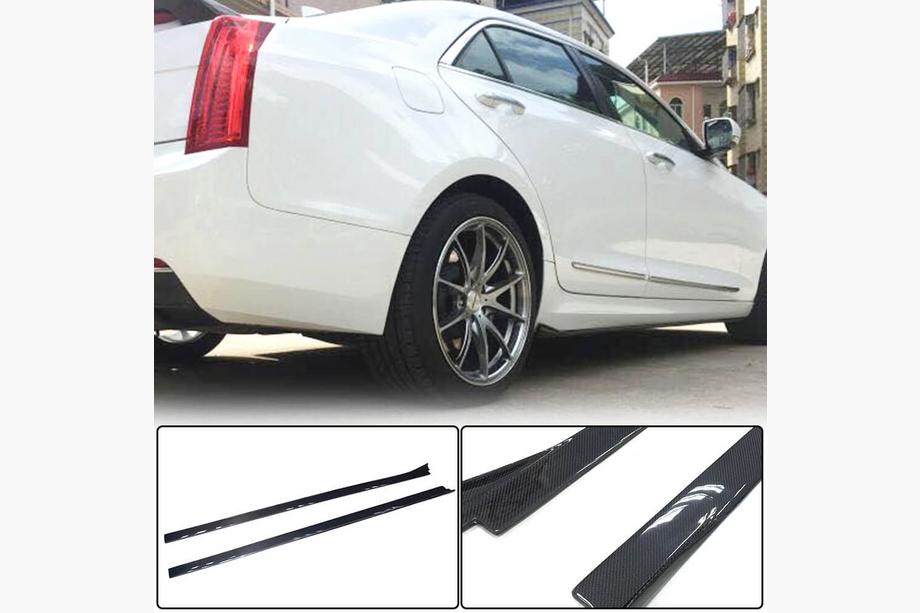 Cadillac ATS 2012–2019 Sidokjolar (kolfiber) Image