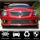 Cadillac CTS 2007–2014 Flap-frontläppar till främre stötfångaren (för CTS V Coupe, kolfiber) foto 2