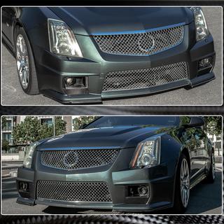 Flap-frontläppar till främre stötfångaren (för CTS V Coupe, kolfiber) foto 3