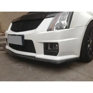 Frontläpp till stötfångare Lip V1 (för CTS V Coupe, kolfiber) foto 2