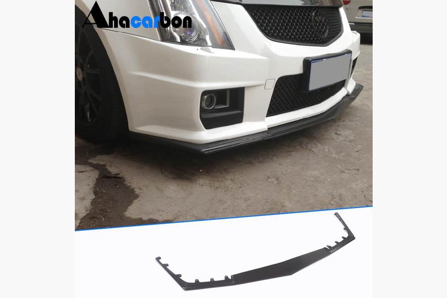 Cadillac CTS 2007–2014 Frontläpp till stötfångare Lip V1 (för CTS V Coupe, kolfiber) Image