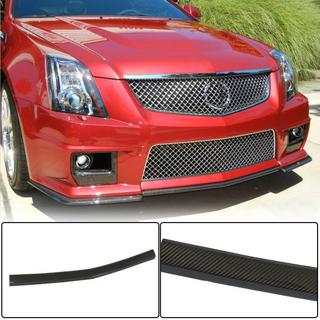 Frontläpp Lip V2 till främre stötfångare (för CTS V Coupe, kolfiber) foto 2