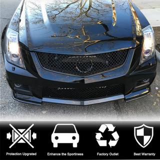 Frontläpp Lip V2 till främre stötfångare (för CTS V Coupe, kolfiber) foto 3