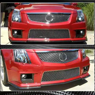Frontläpp Lip V2 till främre stötfångare (för CTS V Coupe, kolfiber) foto 4