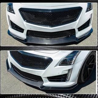 Frontläpp till främre stötfångare Lip V2 (för CTS V Sedan 2016-2019, kolfiber) foto 3