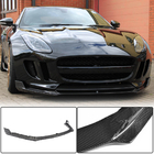 Jaguar F-Type 2013–2024 Frontläpp till främre stötfångare Lip (2013-2016, kolfiber) foto 1