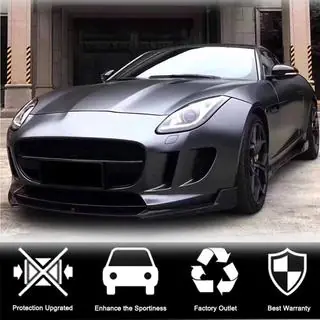 Frontläpp till främre stötfångare Lip (2013-2016, kolfiber) Jaguar F-Type 2013–2024 foto 2