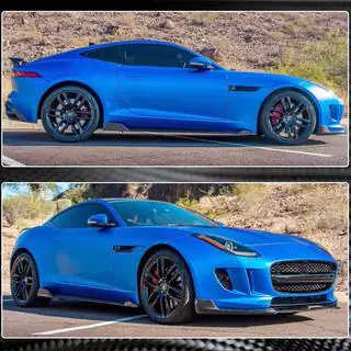 Sidokjolar (2013-2016, kolfiber) Jaguar F-Type 2013–2024 foto 4