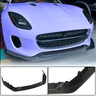 Frontspoiler lip (för Base 2017-2019, kolfiber) Jaguar F-Type 2013–2024 foto 1