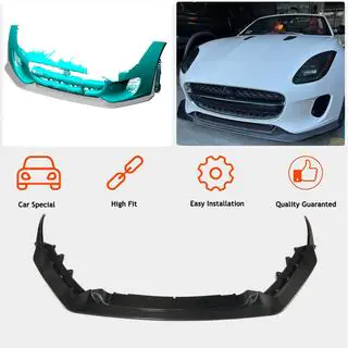 Frontspoiler lip (för Base 2017-2019, kolfiber) Jaguar F-Type 2013–2024 foto 2