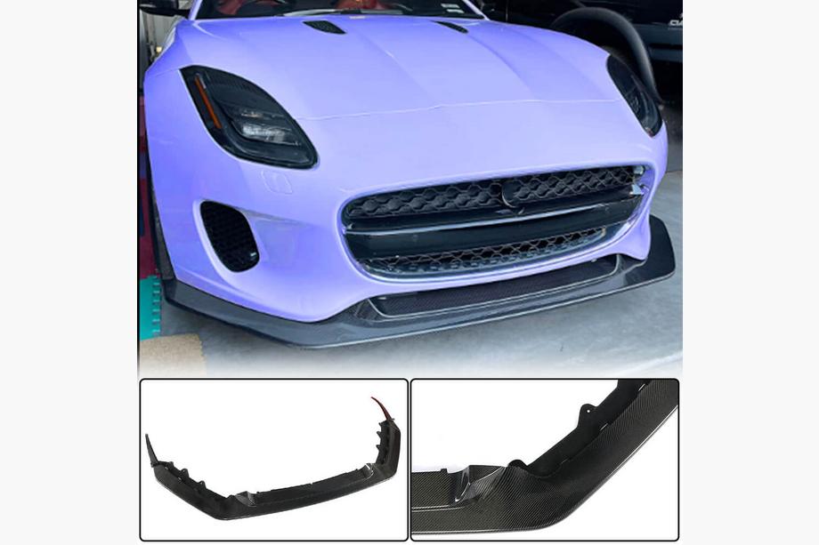 Jaguar F-Type 2013–2024 Frontspoiler lip (för Base 2017-2019, kolfiber) Image