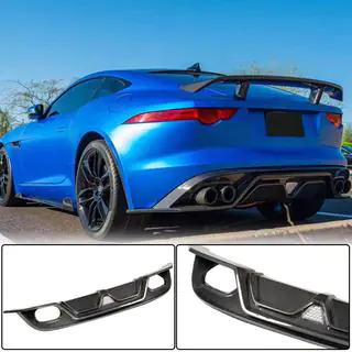 Bakre stötfångardiffusor (2013-2019, kolfiber) Jaguar F-Type 2013–2024 foto 1