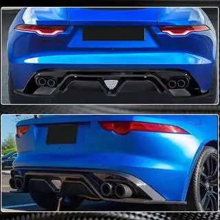 Bakre stötfångardiffusor (2013-2019, kolfiber) Jaguar F-Type 2013–2024 foto 4