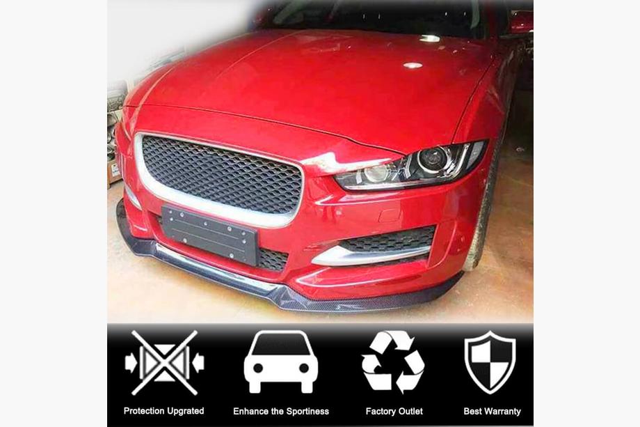 Jaguar XE 2016– Frontläpp till stötfångare (2015-2019, kolfiber) Foto 3
