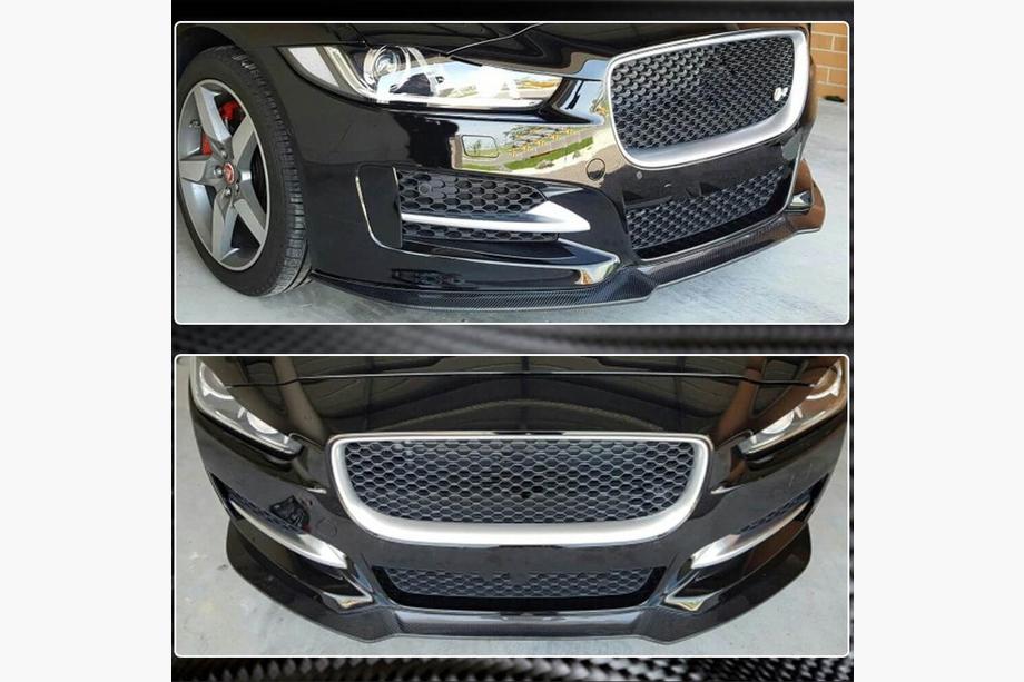 Jaguar XE 2016– Frontläpp till stötfångare (2015-2019, kolfiber) Foto 5