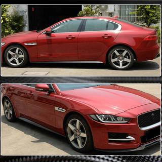 Sidoskirts (2015-2019, kolfiber) Jaguar XE 2016– foto 3