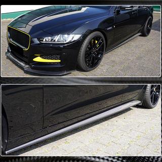 Sidoskirts (2015-2019, kolfiber) Jaguar XE 2016– foto 4