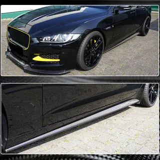 Sidoskirts (2015-2019, kolfiber) Jaguar XE 2016– foto 4
