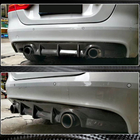 Jaguar XE 2016– Bakre stötfångardiffusor V2 (2015-2019, kolfiber) foto 4