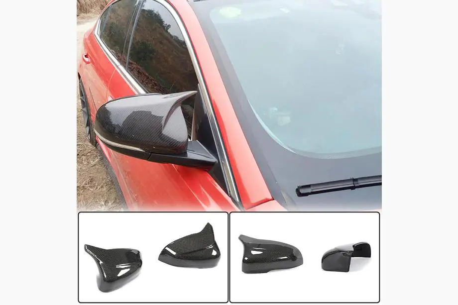 Jaguar XE 2016– Spegelkåpor V2 (2015-2019, Kolfiber) Image