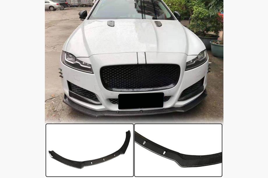 Jaguar XF 2016– Frontläpp Lip (2016-2020, kolfiber) Image