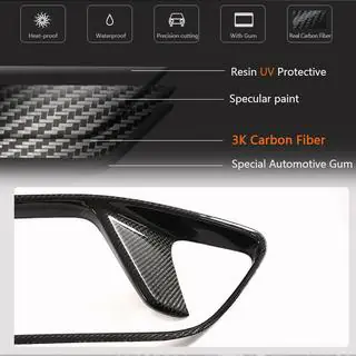 Stötfångargaller (kolfiber) Kia Stinger 2017–2023 foto 4