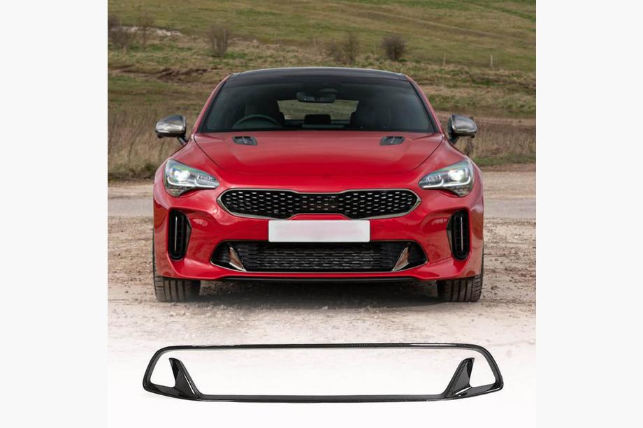 Kia Stinger 2017–2023 Stötfångargaller (kolfiber) Image