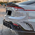 Kia Stinger 2017–2023 Bakre stötfångarskydd (2017-2020, kolfiber) foto 3