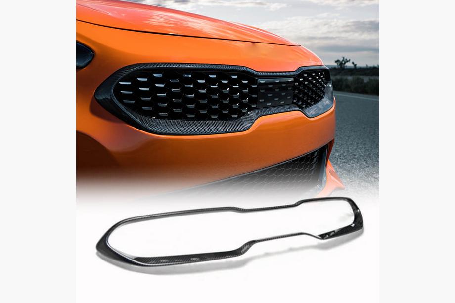 Kia Stinger 2017–2023 Kylargaller-ram (kolfiber) Image