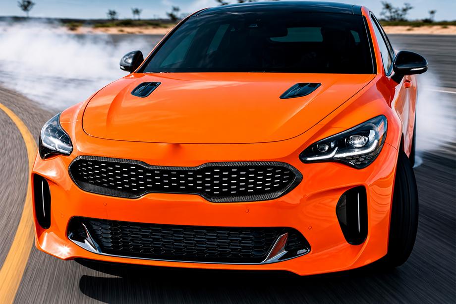 Kia Stinger 2017–2023 Kylargaller-ram (kolfiber) Foto 3