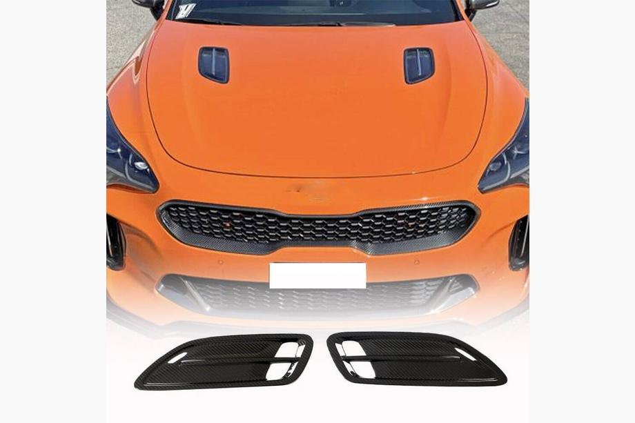 Kia Stinger 2017–2023 Huvlister (Kolfiber) Image
