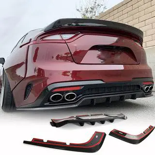 Bakre stötfångardiffusor (kolfiber) Kia Stinger 2017–2023 foto 1