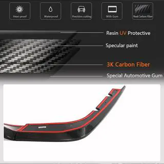 Bakre stötfångardiffusor (kolfiber) Kia Stinger 2017–2023 foto 3