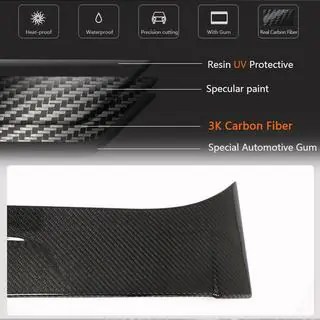 Bakrutevisir (Kolfiber) Kia Stinger 2017–2023 foto 4