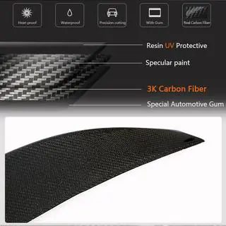 Spoiler V2 (kolfiber) Kia Stinger 2017–2023 foto 4