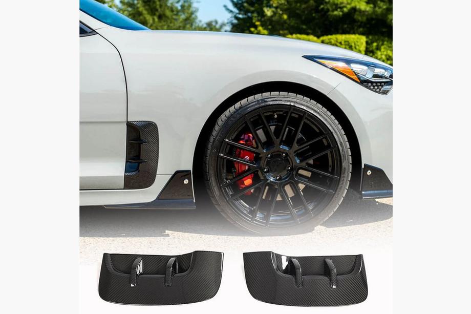 Kia Stinger 2017–2023 Kolfiberkåpor för framskärmar Image