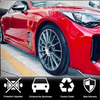 Sidokjolar (kolfiber) Kia Stinger 2017–2023 foto 2