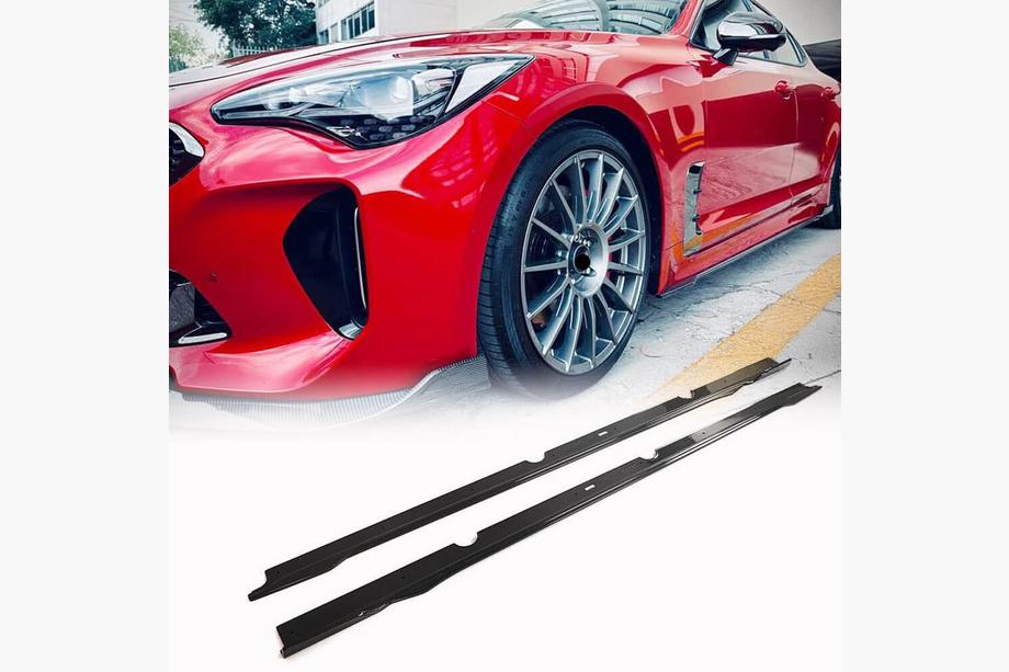 Kia Stinger 2017–2023 Sidokjolar (kolfiber) Image