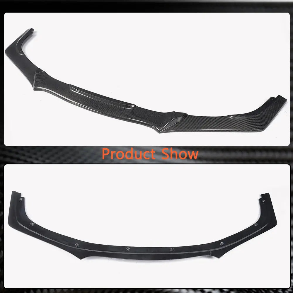 Honda Civic Sedan X 2016–2021 Frontläpp till främre stötfångare (Kolfiber) foto 6