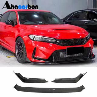 Frontläpp till främre stötfångare Lip V2 (kolfiber) Honda Civic HB 2021– foto 1
