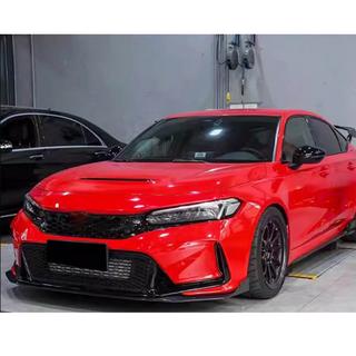 Frontläpp till främre stötfångare Lip V2 (kolfiber) Honda Civic HB 2021– foto 2