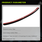 Honda Civic HB 2021– Bakrutevisir (Kolfiber) foto 5