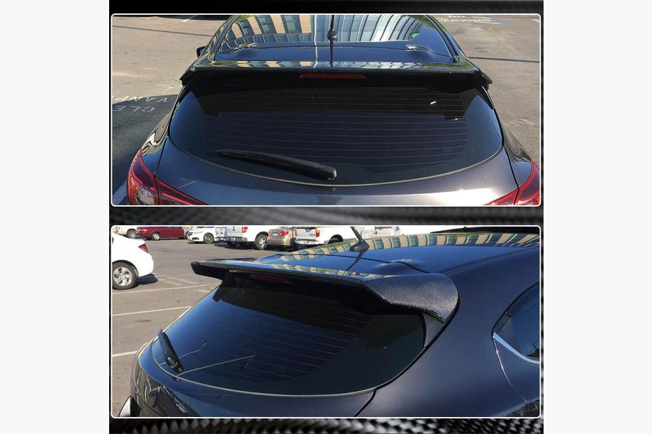 Mazda 3 2013–2019 Spoiler V1 (HB, kolfiber) Foto 4