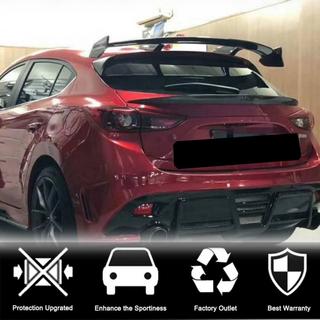 Spoiler V2 (HB, kolfiber) Mazda 3 2013–2019 foto 3