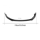 Mazda 3 2013–2019 Kolfiber frontläpp till främre stötfångaren Lip (2014-2016, Carbon) foto 6