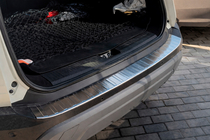 Nissan X-trail T33/Rogue 2022– Carmos bakre stötfångarskydd (För e-Power, rostfritt stål, matt) foto 1
