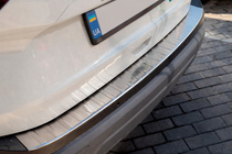 Nissan X-trail T33/Rogue 2022– Carmos bakre stötfångarskydd (För e-Power, rostfritt stål, matt) foto 2
