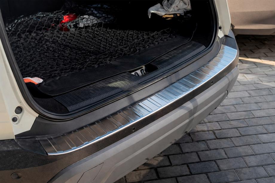 Nissan X-trail T33/Rogue 2022– Carmos bakre stötfångarskydd (För e-Power, rostfritt stål, matt) Image
